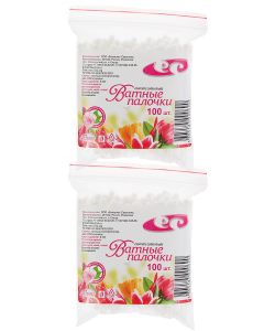 Buy 000690/2 Cotton buds Emelyan Savostin, cosmetic 100 pcs x 2 pack, in p / e  | Florida Online Pharmacy | https://florida.buy-pharm.com