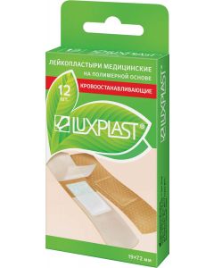 Buy Adhesive plaster Luxplast Luxplast Adhesive plaster medical, hemostatic, polymer-based, 12 pcs | Florida Online Pharmacy | https://florida.buy-pharm.com