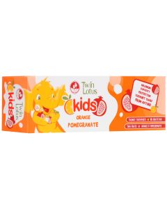 Buy Twin Lotus Orange and pomegranate children's toothpaste, 50 g | Florida Online Pharmacy | https://florida.buy-pharm.com