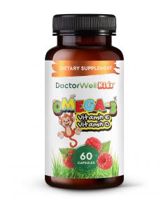 Buy DoctorWell Omega 3 Icelandic fish oil capsules for children DoctorWell Kids, 60 pcs | Florida Online Pharmacy | https://florida.buy-pharm.com