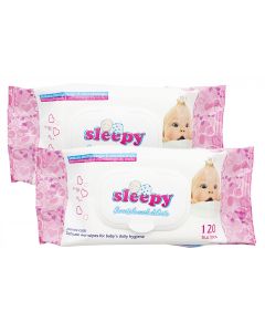 Buy Sleepy wet sanitary napkins, 2 packs of 120 pcs. | Florida Online Pharmacy | https://florida.buy-pharm.com