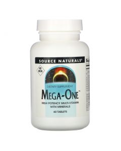 Buy Source Naturals, Mega-One Iron Free Multivitamins, 60 Tablets | Florida Online Pharmacy | https://florida.buy-pharm.com