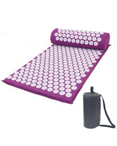 Buy Acupuncture massage mat with a roller, set in a case, purple | Florida Online Pharmacy | https://florida.buy-pharm.com
