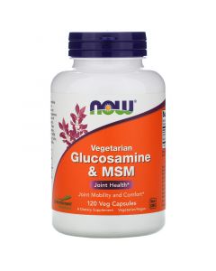 Buy Now Foods, dietary supplements for maintaining healthy joints, Vegetarian glucosamine and MSM, 120 vegetable capsules | Florida Online Pharmacy | https://florida.buy-pharm.com