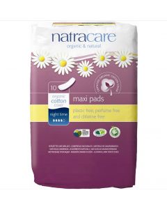 Buy Natracare 'Extra Long' sanitary napkins without wings, night, 10 pcs | Florida Online Pharmacy | https://florida.buy-pharm.com