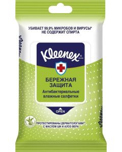 Buy Kleenex Wet wipes Antibacterial 10 pcs | Florida Online Pharmacy | https://florida.buy-pharm.com