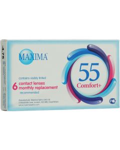 Buy Contact lenses Maxima Optics Maxima contact lenses 55 Comfort Plus 6pcs / 8.6 Monthly, -4.75 / 14.2 / 8.6, 6 pcs. | Florida Online Pharmacy | https://florida.buy-pharm.com