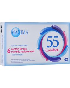 Buy Contact lenses Maxima Optics Maxima contact lenses 55 Comfort Plus 6pcs / 8.6 Monthly, -4.50 / 14.2 / 8.6, 6 pcs. | Florida Online Pharmacy | https://florida.buy-pharm.com