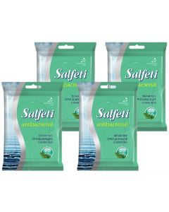 Buy Salfeti Antibacterial Wet Cleansing Wipes, 4 packs of 20 each | Florida Online Pharmacy | https://florida.buy-pharm.com