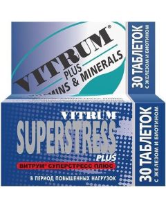 Buy Vitrum Superstress Plus # 30 tablets | Florida Online Pharmacy | https://florida.buy-pharm.com