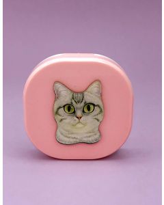 Buy iLikeGift lens container 'Purebred Cat pink-gray' | Florida Online Pharmacy | https://florida.buy-pharm.com