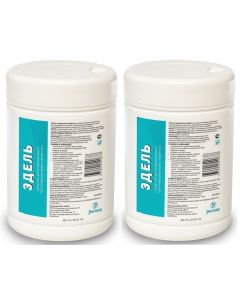 Buy Set of 2 pcs Edel disinfecting wipes. (80 pcs) | Florida Online Pharmacy | https://florida.buy-pharm.com