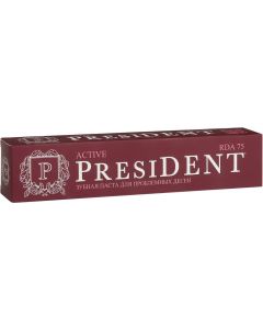 Buy Toothpaste President Active for problem gums, 75 ml | Florida Online Pharmacy | https://florida.buy-pharm.com