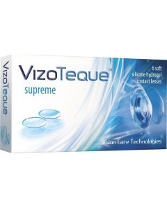 Buy VizoTeque Supreme Contact Lenses 1 month, -3.75 / 14.2 / 8.6, transparent, 6 pcs. | Florida Online Pharmacy | https://florida.buy-pharm.com