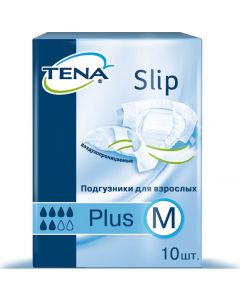 Buy Tena Slip Plus M Adult Diapers, 10 pcs | Florida Online Pharmacy | https://florida.buy-pharm.com