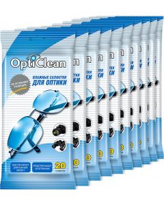 Buy Wet wipes Avangard Opti Clean No. 20, for optics, 10 packs | Florida Online Pharmacy | https://florida.buy-pharm.com