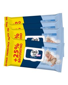Buy Wet wipes for children, Emily Style, 100 pieces, set of 4  | Florida Online Pharmacy | https://florida.buy-pharm.com