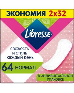 Buy Libresse Normal panty liners, 64 pcs | Florida Online Pharmacy | https://florida.buy-pharm.com