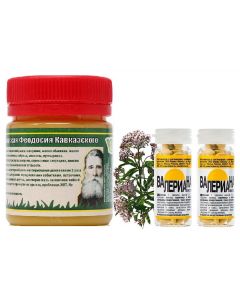 Buy Caucasian healer. 1pc. Monastic ointment 'Theodosia Caucasian' 40 ml. + 2 pcs Valerian tablets 50 pcs. | Florida Online Pharmacy | https://florida.buy-pharm.com