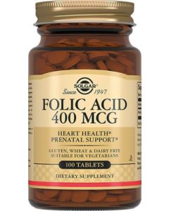 Buy Solgar, Folic Acid 'Folic acid', 400 mcg, 100 tablets | Florida Online Pharmacy | https://florida.buy-pharm.com