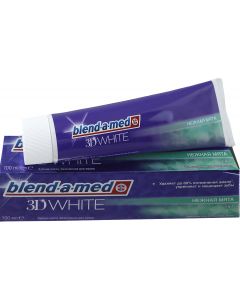 Buy Blend -a-med Toothpaste '3D White' Gentle Mint ', 100 ml | Florida Online Pharmacy | https://florida.buy-pharm.com
