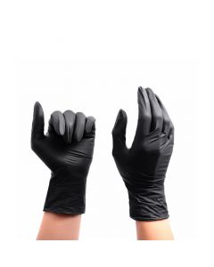 Buy Disposable gloves, nitrile, black, size M, 6 pairs. | Florida Online Pharmacy | https://florida.buy-pharm.com