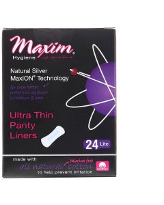 Buy Maxim Hygiene Products, Ultra Thin Panty Liners, Natural MaxION Silver Technology, Lightweight, 24 | Florida Online Pharmacy | https://florida.buy-pharm.com