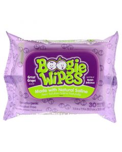 Buy Boogie Wipes, Natural Salt Flowing Nose Wipes, Grape Scent , 30 / Pack  | Florida Online Pharmacy | https://florida.buy-pharm.com