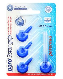 Buy Paro Cylindrical brushes, diameter 3 mm, blue 4 pcs | Florida Online Pharmacy | https://florida.buy-pharm.com