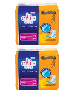 Buy Elis. Feminine hygiene pads Active Secure Guard, ultra dry, daytime, 16 pcs per pack, 2 pcs, Set | Florida Online Pharmacy | https://florida.buy-pharm.com