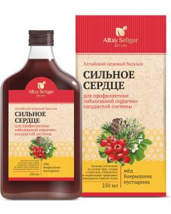 Buy Altay Seligor Altay honey balm 'Strong Heart', 250 ml | Florida Online Pharmacy | https://florida.buy-pharm.com