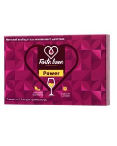 Buy Forte Love Power female instant exciter - 7 ampoules (2.5 ml.) | Florida Online Pharmacy | https://florida.buy-pharm.com