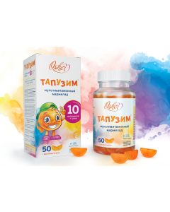 Buy 'TAPUZIM multivitamin marmalade. 50 gummies. 10 vitamins + zinc. Made in Israel. | Florida Online Pharmacy | https://florida.buy-pharm.com