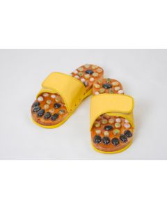Buy Massage slippers with stones yellow. Size 37 | Florida Online Pharmacy | https://florida.buy-pharm.com