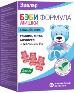 Buy Baby Bear Formula Calm chewed lozenges. 2.5g No. 60 (BAA) | Florida Online Pharmacy | https://florida.buy-pharm.com