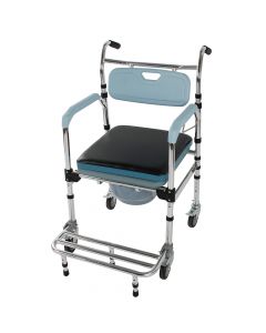 Buy 4 in 1 multifunctional aluminum elderly people with disabilities pregnant women dresser chair chair for the bathroom light blue | Florida Online Pharmacy | https://florida.buy-pharm.com