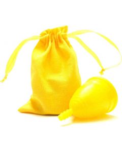 Buy OnlyCup / Yellow menstrual cup Linen (with linen bag), size L | Florida Online Pharmacy | https://florida.buy-pharm.com