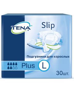 Buy Tena Slip Plus L Adult Diapers, 30 Pack Flavor  | Florida Online Pharmacy | https://florida.buy-pharm.com