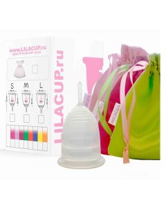 Buy LilaCup BOX PLUS menstrual cup size M transparent | Florida Online Pharmacy | https://florida.buy-pharm.com