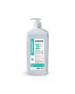 Buy San Sept Antiseptic (sanitizer) for hands and surfaces with a dispenser, 1 liter, alcohol 70%, aroma aloe | Florida Online Pharmacy | https://florida.buy-pharm.com