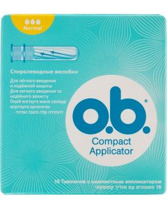 Buy OB Tampons 'Compact Applicator Normal', 16 pcs | Florida Online Pharmacy | https://florida.buy-pharm.com