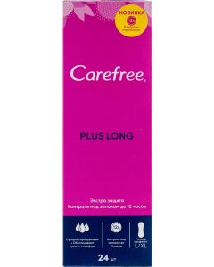 Buy Carefree Plus Panty liners 'Long', 24 pcs | Florida Online Pharmacy | https://florida.buy-pharm.com