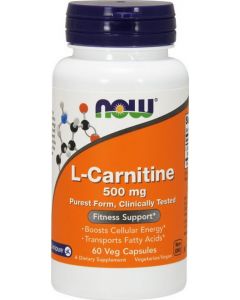Buy Now Foods L-Carnitine 60 capsules, 500 mg (BAA) | Florida Online Pharmacy | https://florida.buy-pharm.com