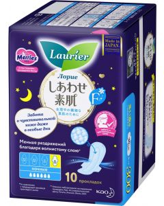 Buy Sanitary pads Laurier F, night, super thin, with wings, 6 drops, 10 pcs | Florida Online Pharmacy | https://florida.buy-pharm.com