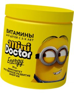 Buy Mini Doctor Energy chewing lozenges in the form of minions, 30 pcs | Florida Online Pharmacy | https://florida.buy-pharm.com