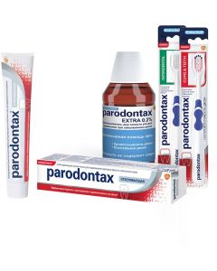 Buy Parodontax Set: Whitening Toothpaste, 75 ml + Interdental Toothbrush + Gums and Teeth Toothbrush + Extra Rinse , 300 ml  | Florida Online Pharmacy | https://florida.buy-pharm.com