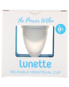 Buy Lunette, Refillable menstrual cup, model 2, clear, 1 piece | Florida Online Pharmacy | https://florida.buy-pharm.com
