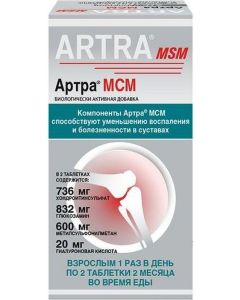 Buy Artra Msm tablets P / O Plen. 1690Mg # 60 (Bad) | Florida Online Pharmacy | https://florida.buy-pharm.com