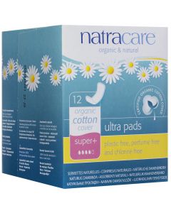 Buy Natracare Sanitary Pads, Ultra Thin, Wingless, 'Super +'. 12 pcs | Florida Online Pharmacy | https://florida.buy-pharm.com
