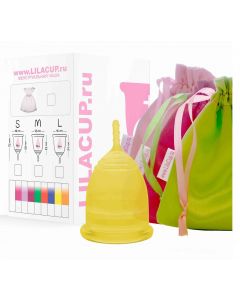 Buy Menstrual cup LilaCup BOX PLUS size L yellow | Florida Online Pharmacy | https://florida.buy-pharm.com